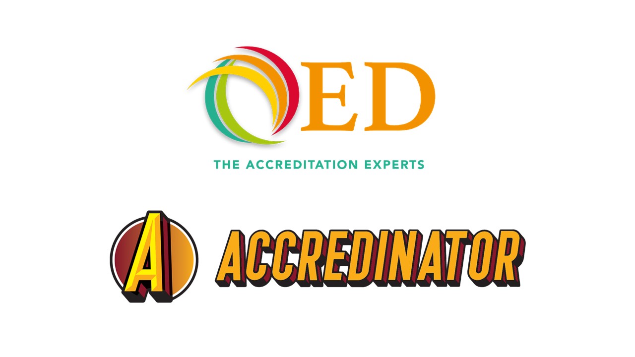 QED & Accredinator logos